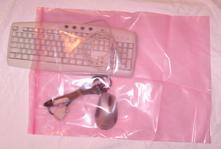 Keyboard Bags, Anti-Static 14" x 24" x 4mil Clear Poly Associated Products, Inc. 800-535-2192